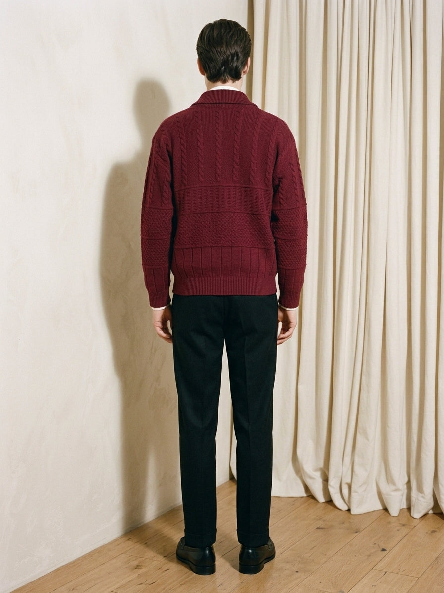 Red Wine Cardigan