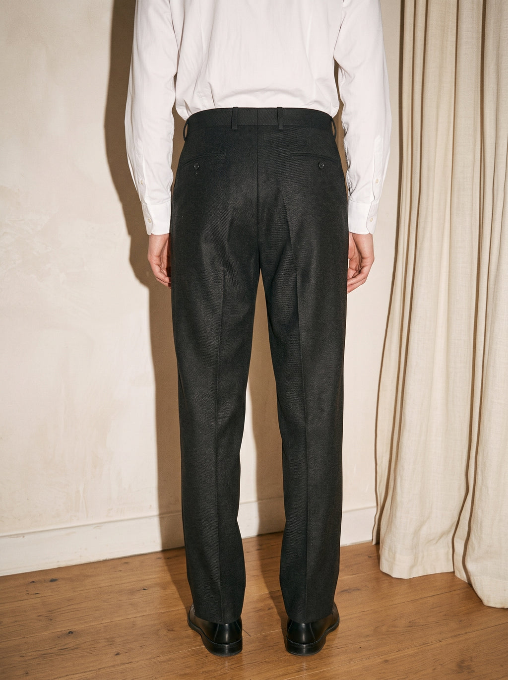 Midnight Black Pleated