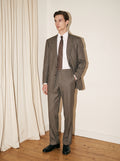 Melange Brown Suit