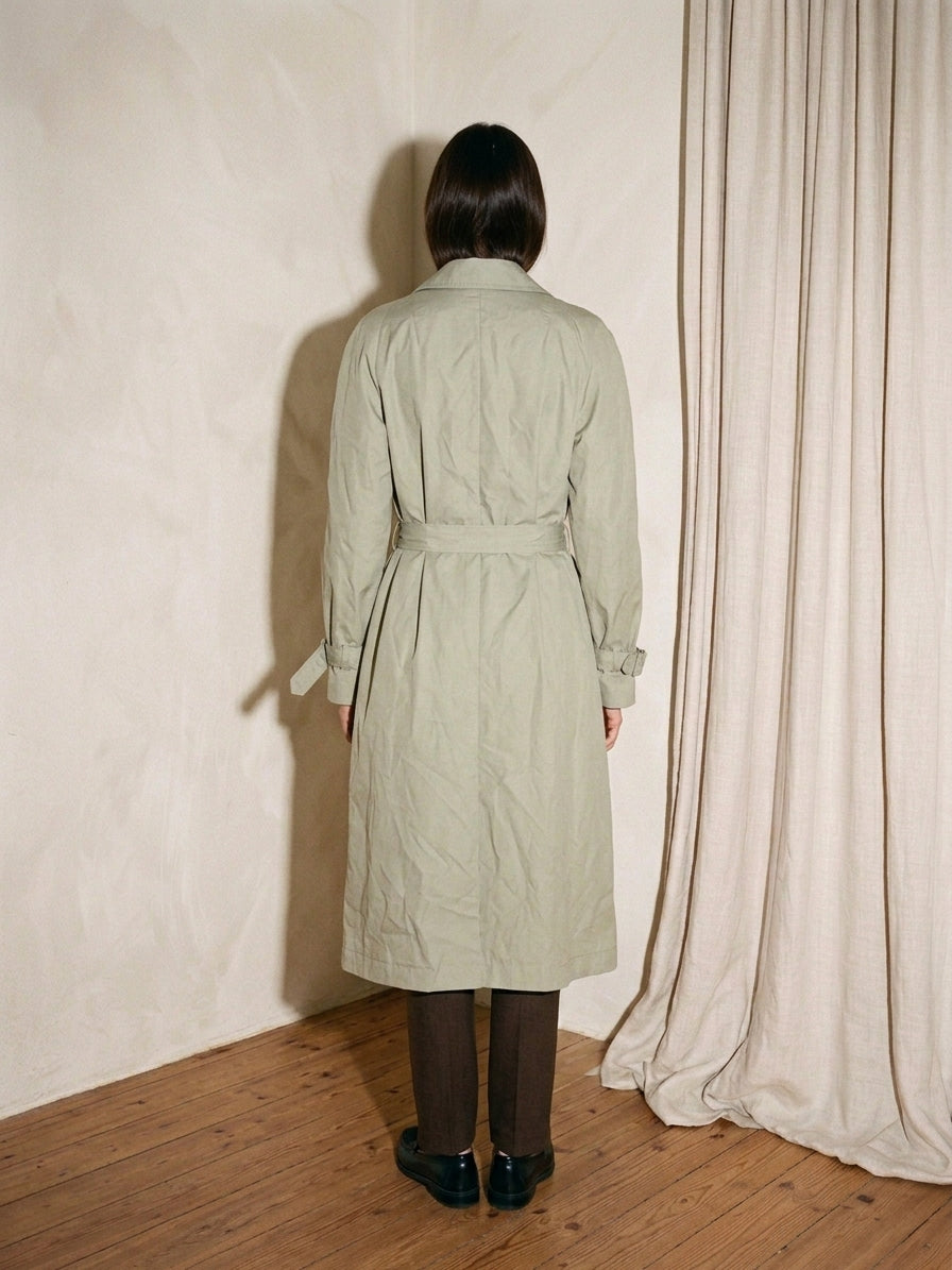 Muted Sage Trench