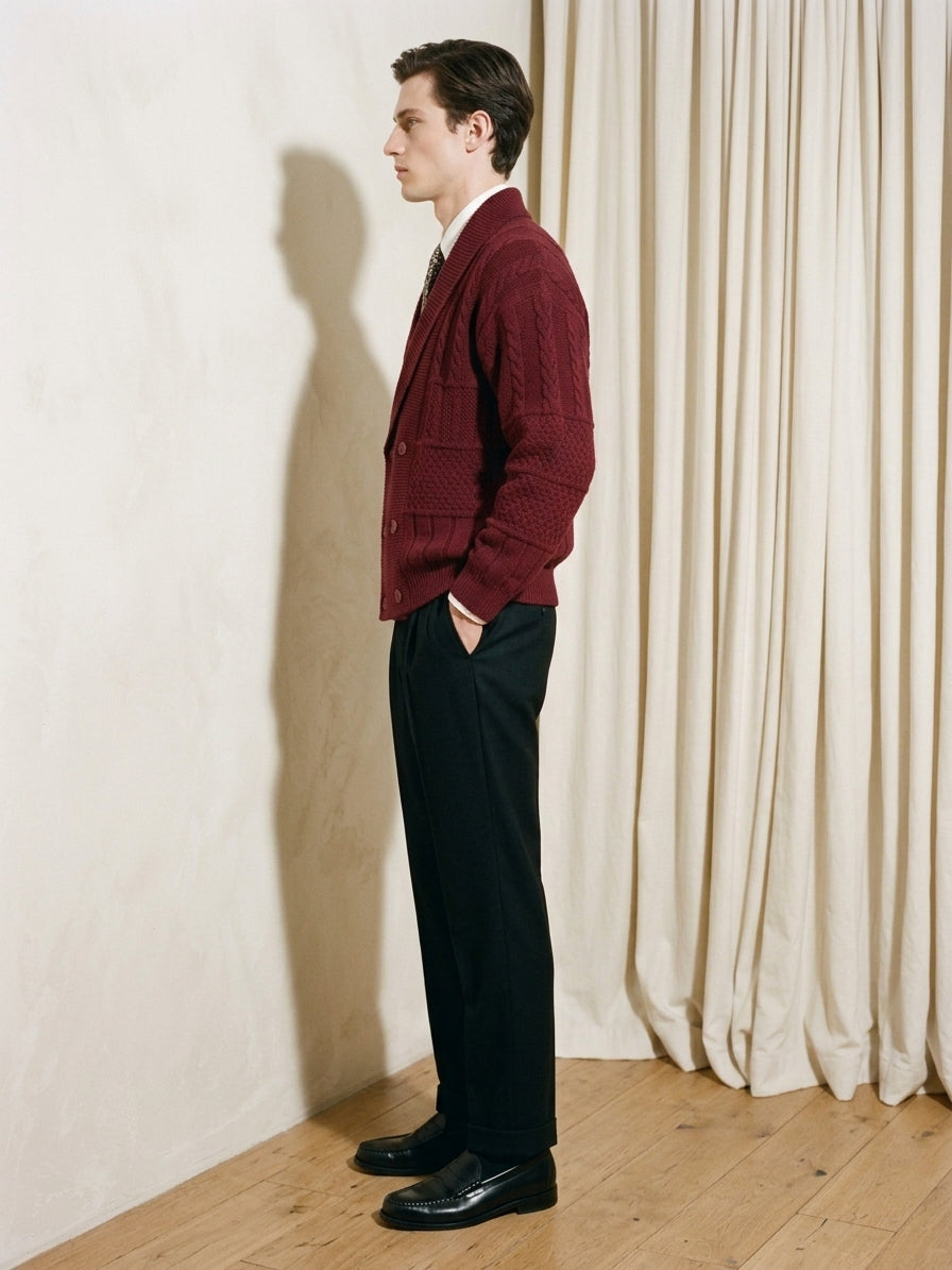 Red Wine Cardigan