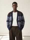 Geometric Heavy Cardigan