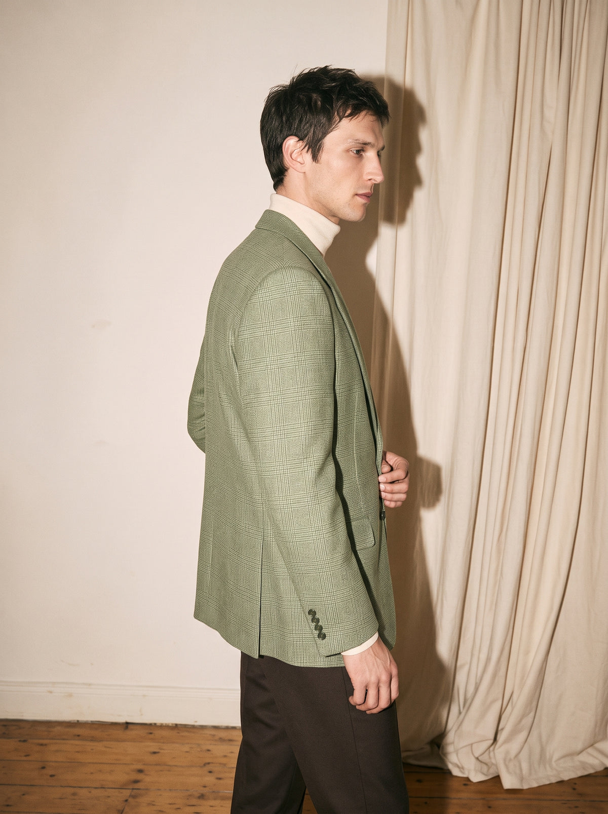 Glen Plaid Sage Green