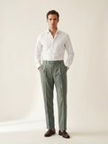 Dusty Olive Pleated