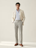 Light Gray Pleated