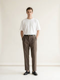 Mocha Brown Pleated