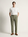 Olive Green Pleated
