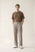 Sand Gray Pleated