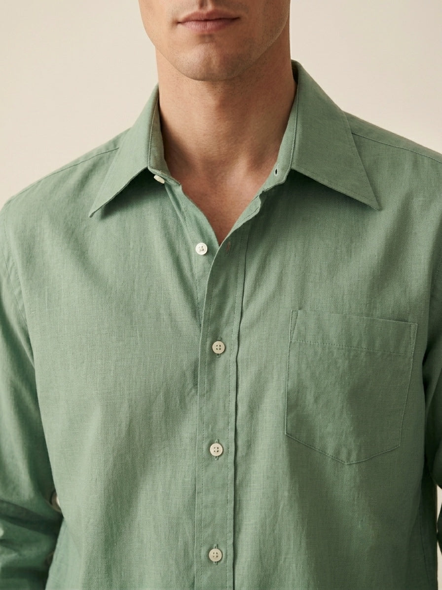 Forest Green 70's Shirt