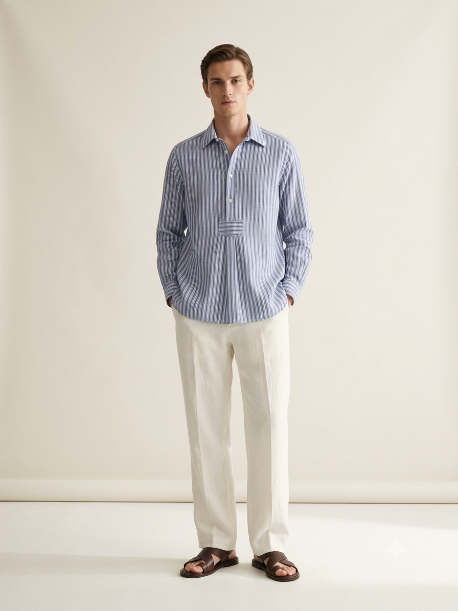 Striped Overshirt