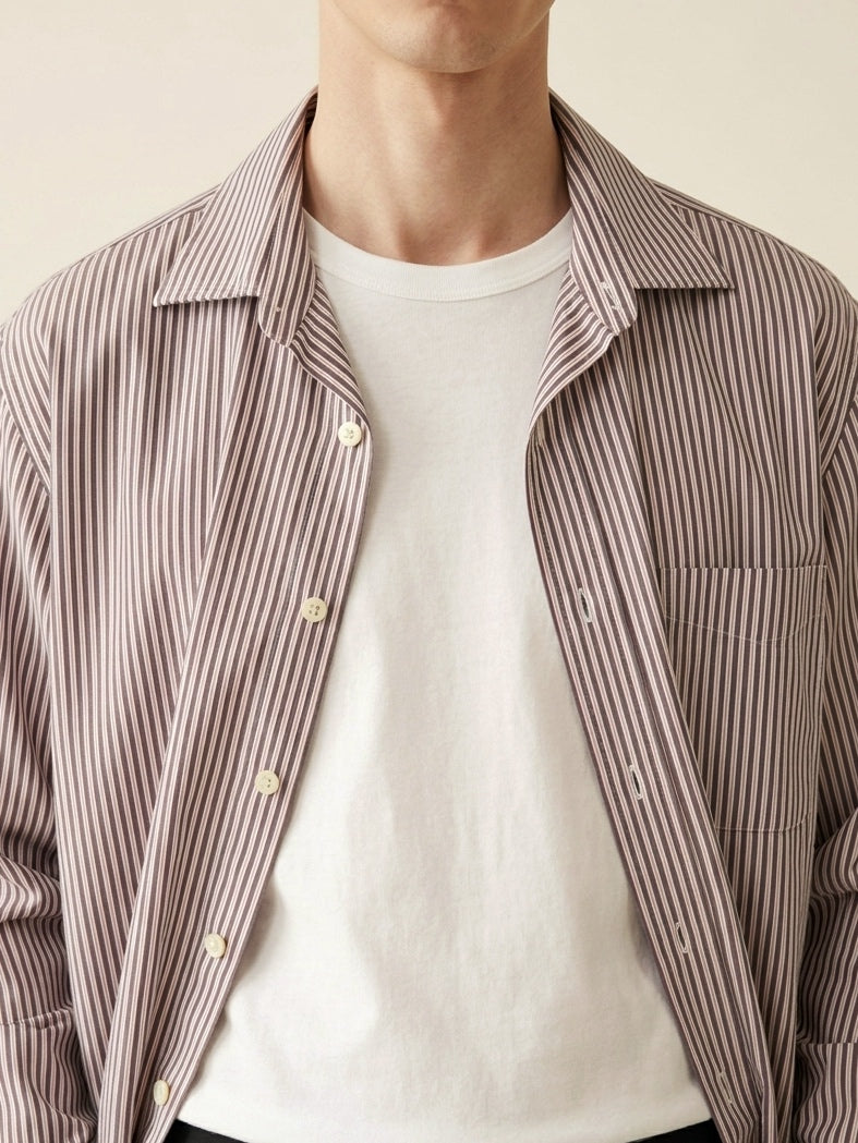 Striped Purple Shirt