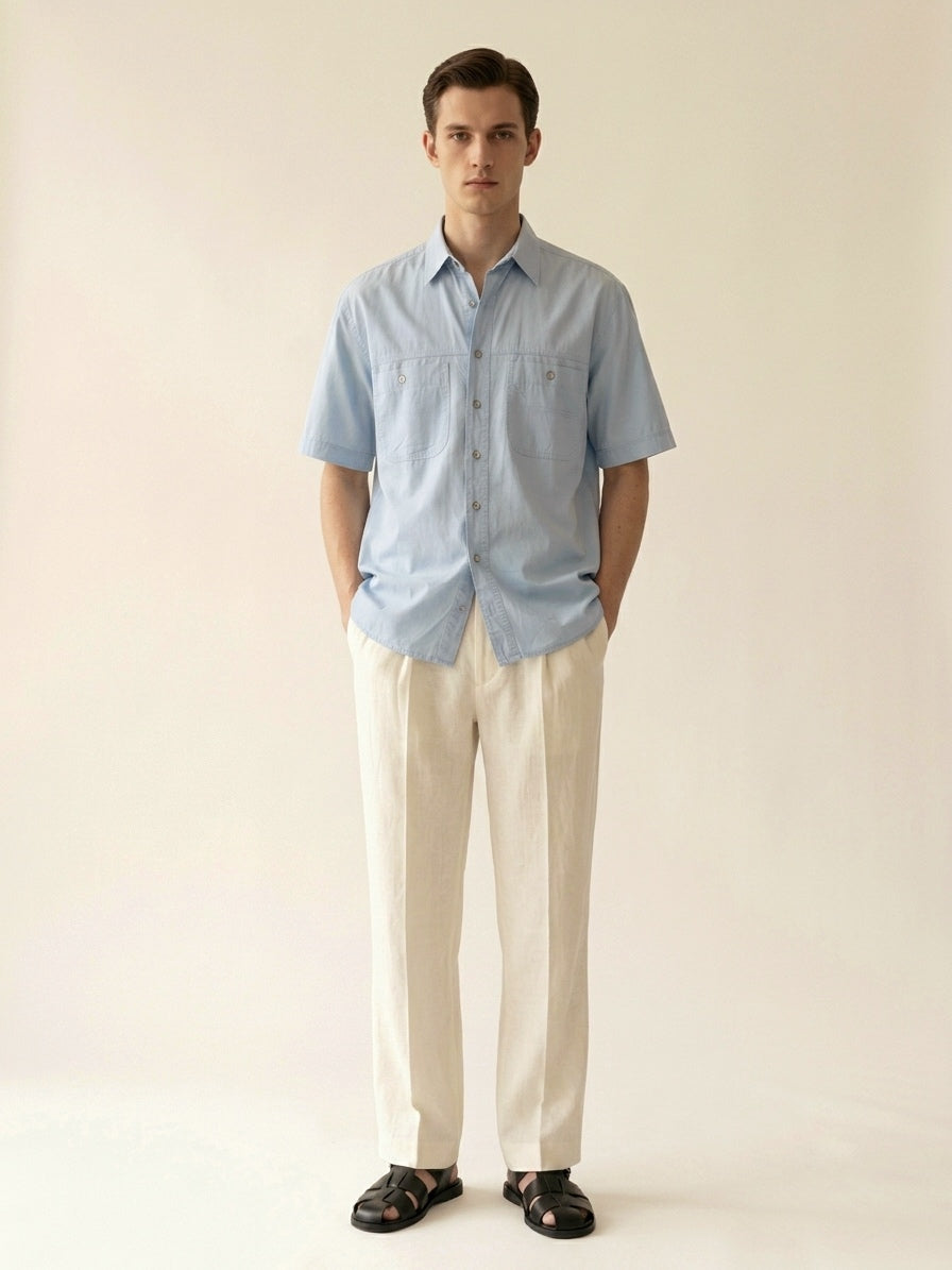 Sky Blue Shirt