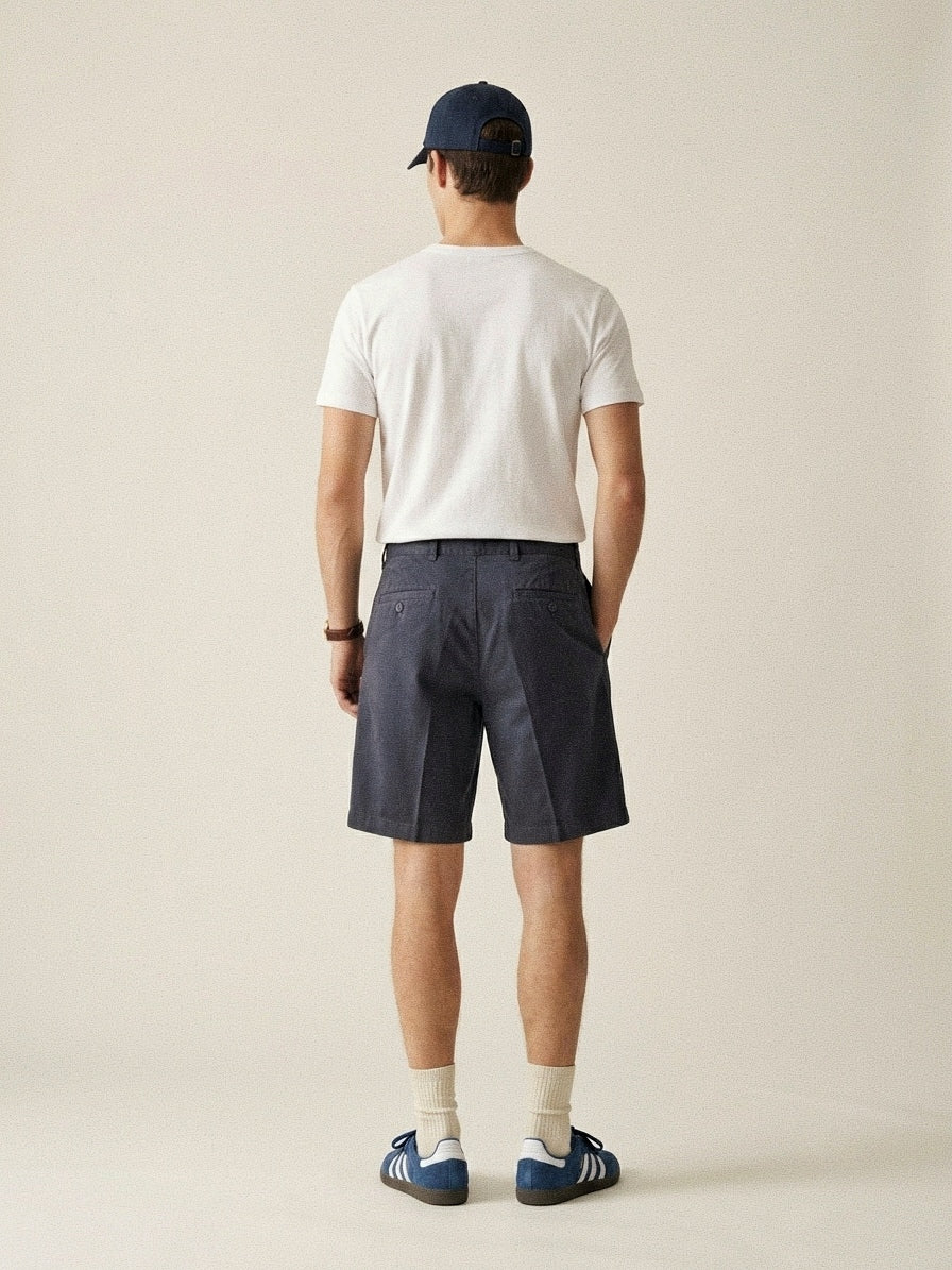 Naby Blue Pleated