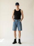 Blue Washed Shorts