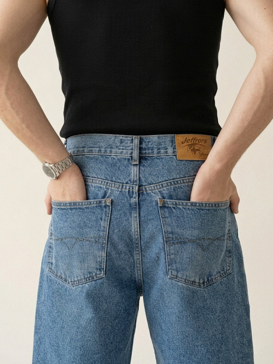 Blue Washed Shorts