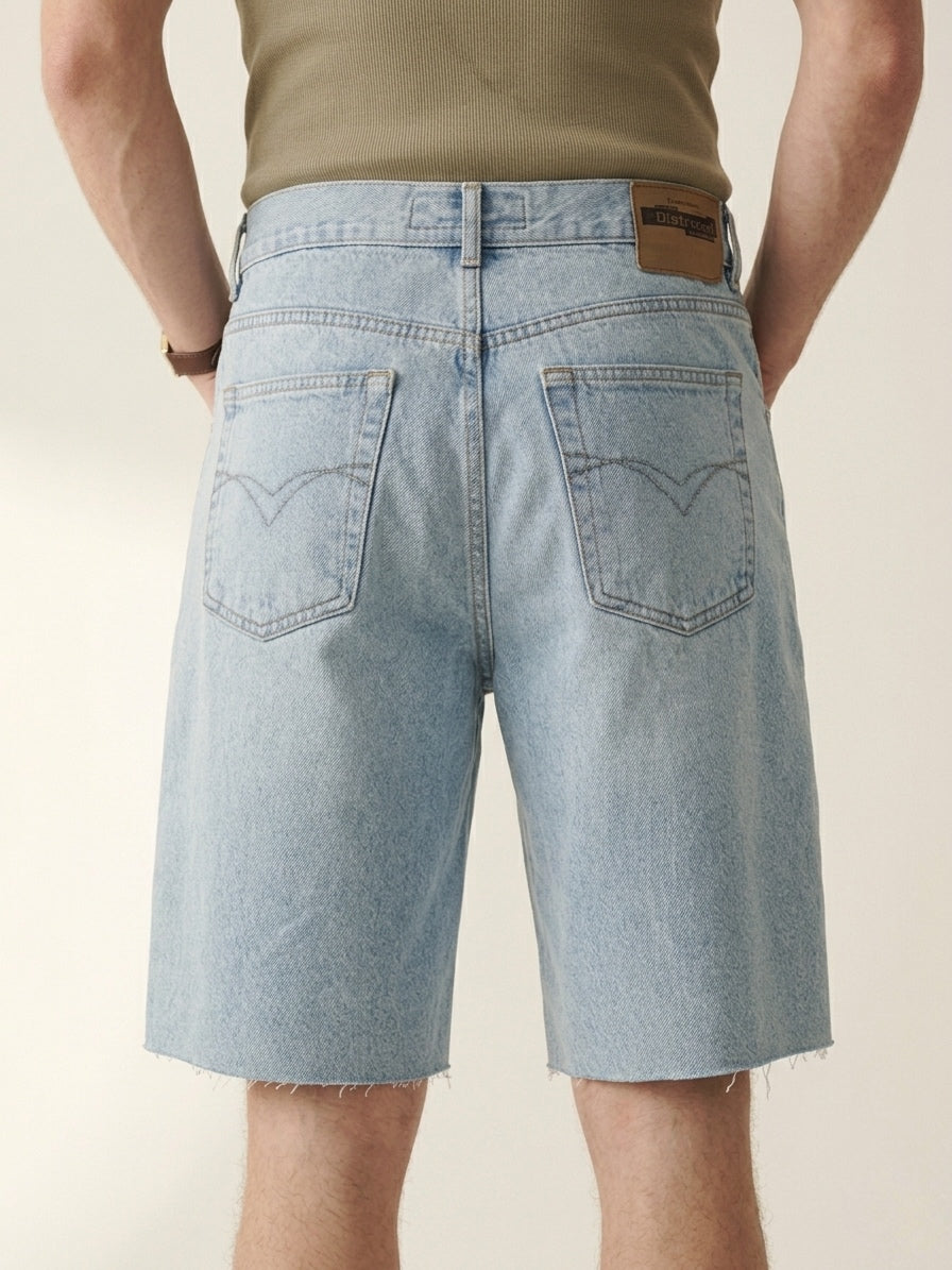 Blue Washed Shorts