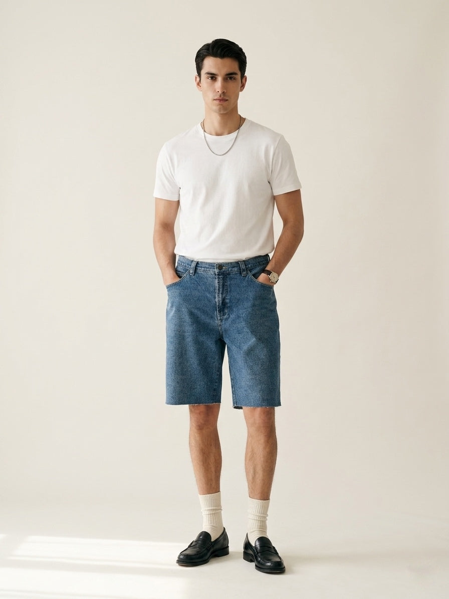 Denim Blue Shorts