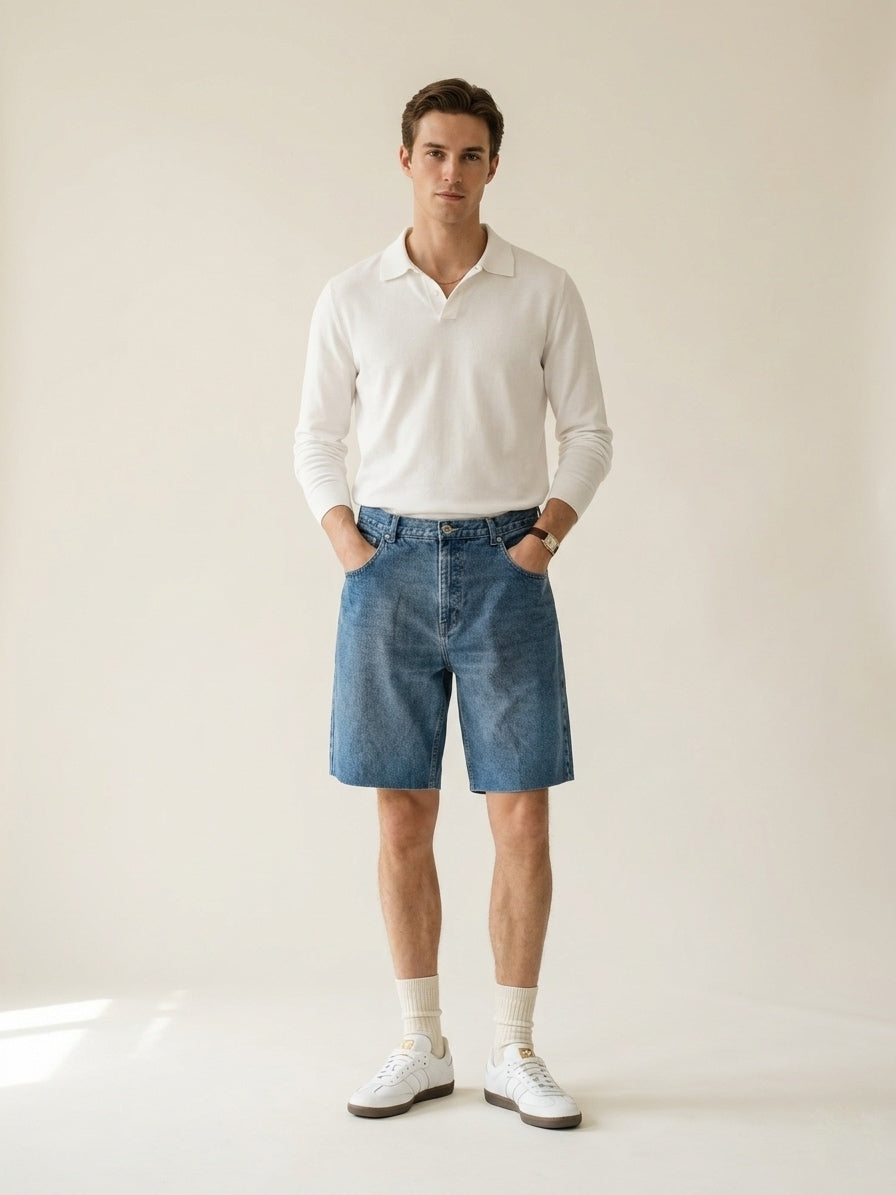 Denim Blue Shorts