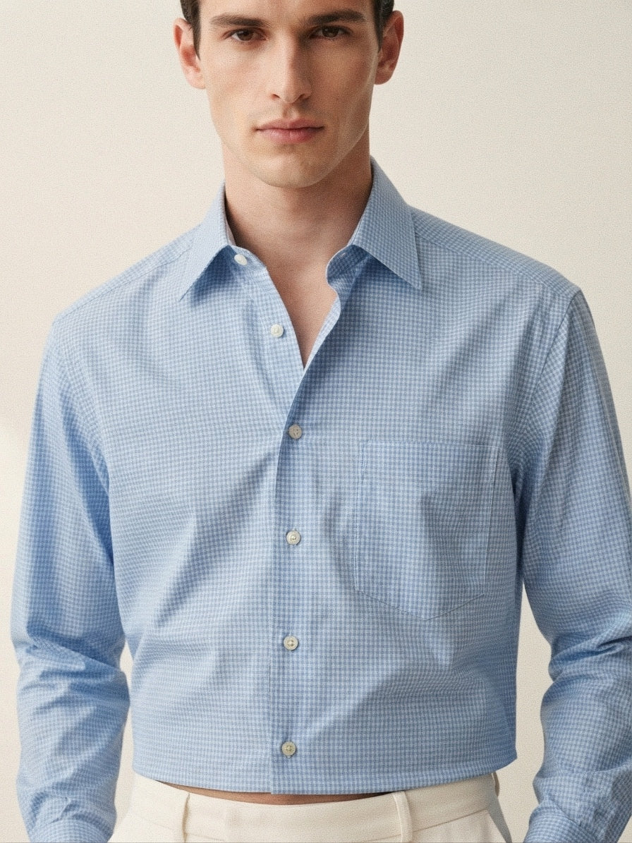 Plaid Cropped Shirt