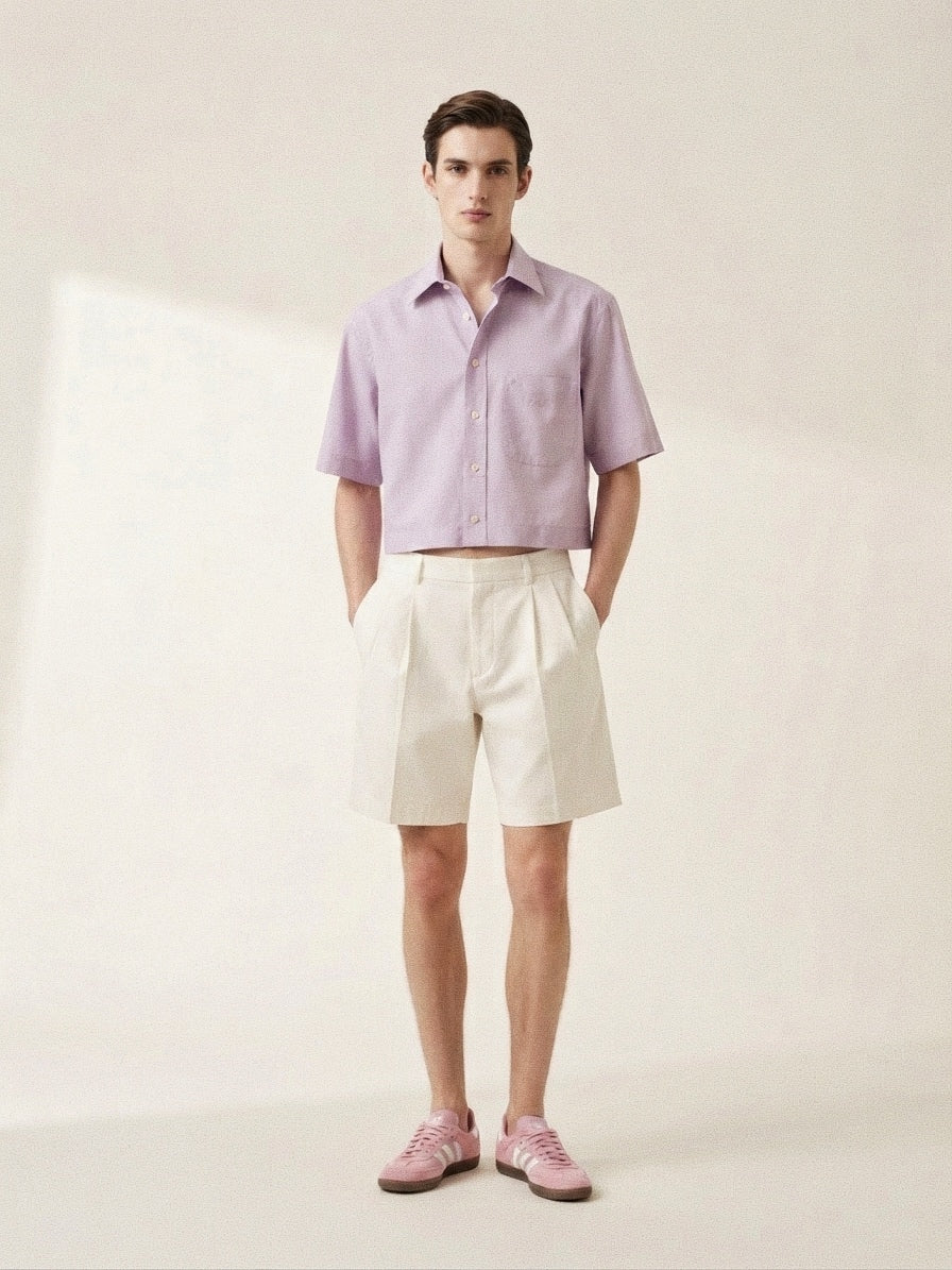 Baby Pink Cropped