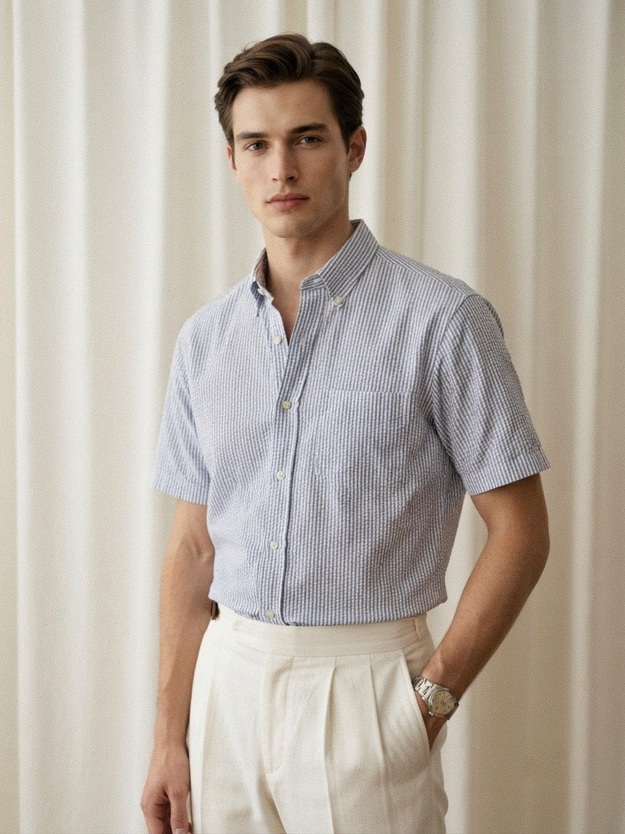 Striped Boxy Shirt