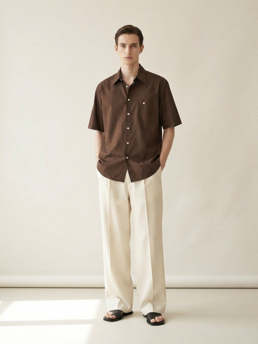 Espresso Brown Short Sleeve