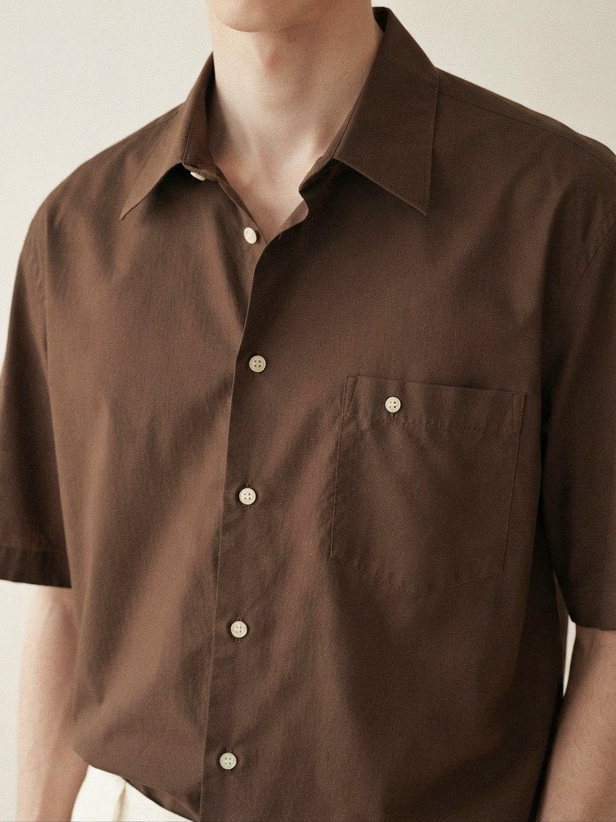 Espresso Brown Short Sleeve