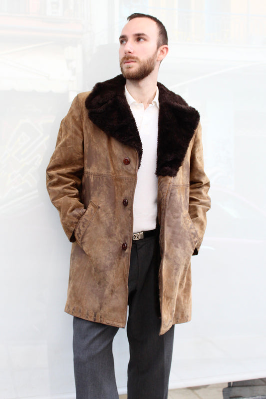 Shearling 70's Mid Coat