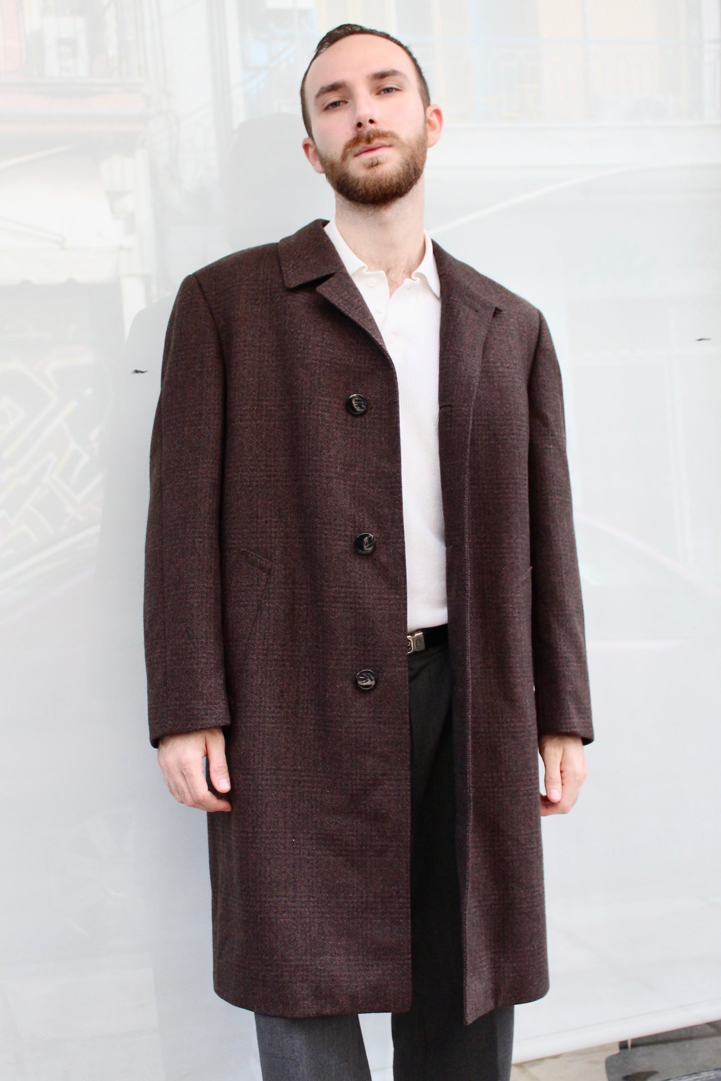 Brown 60's Overcoat