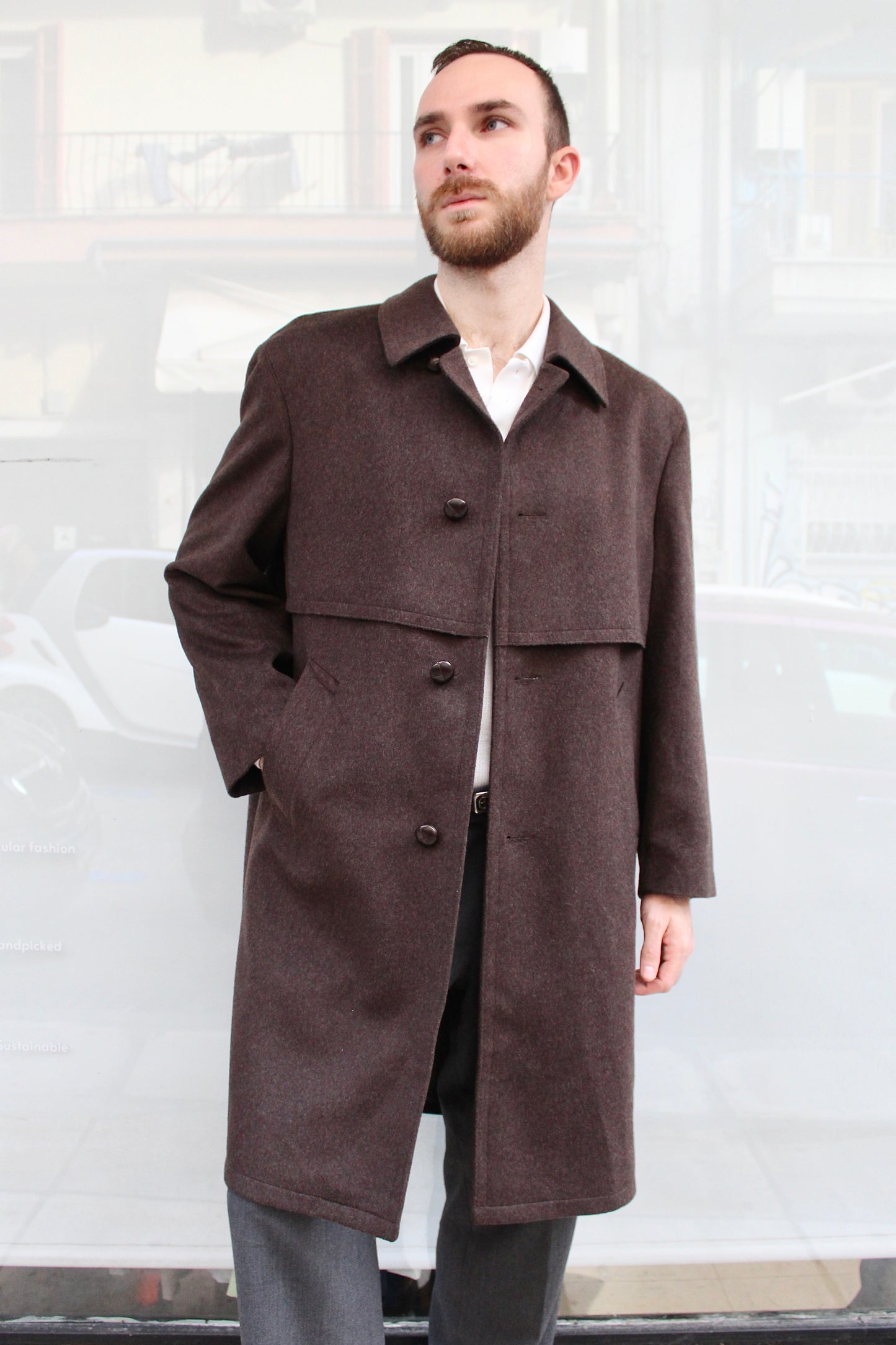 Brown 60's Overcoat