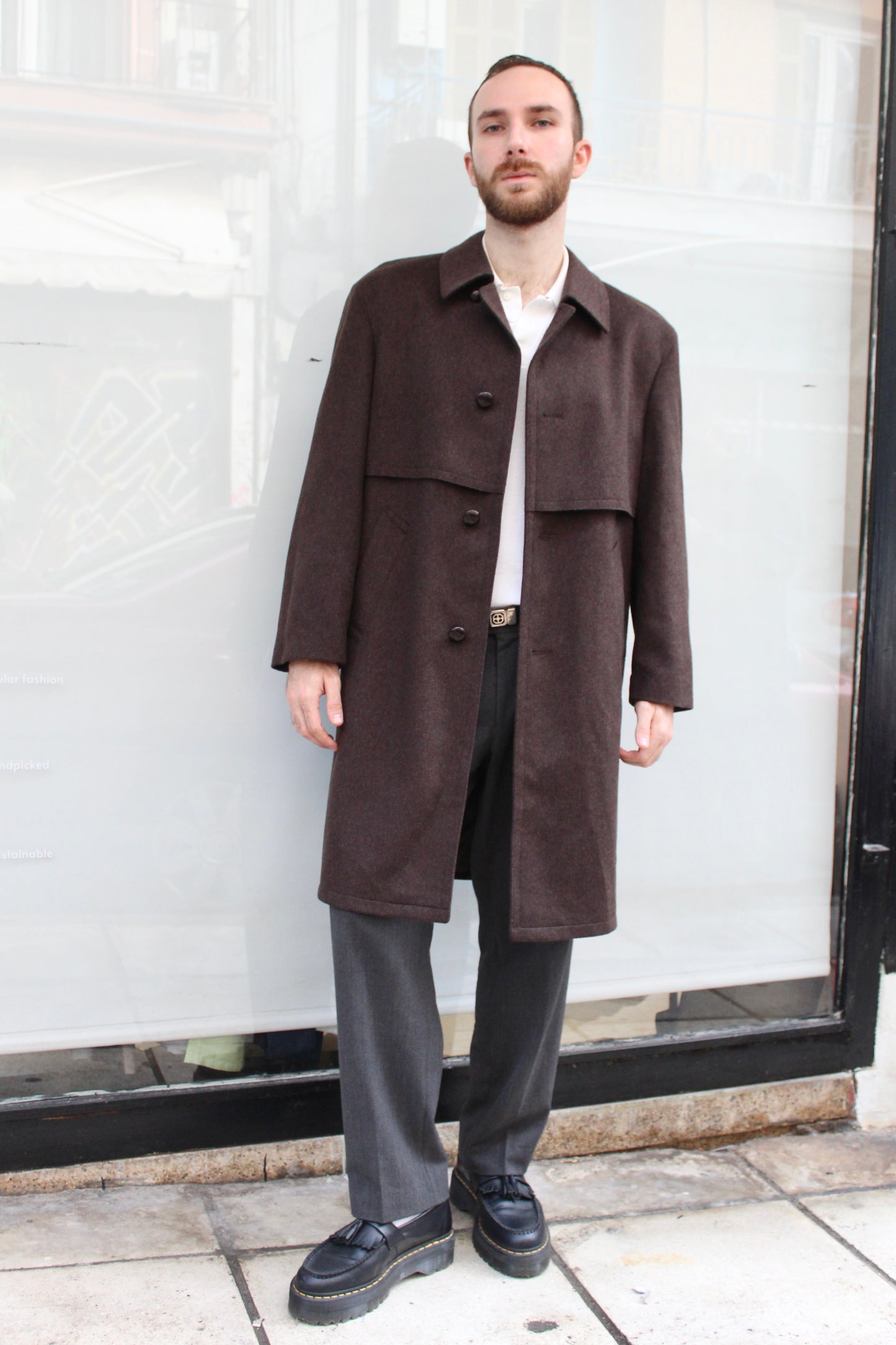 Brown 60's Overcoat