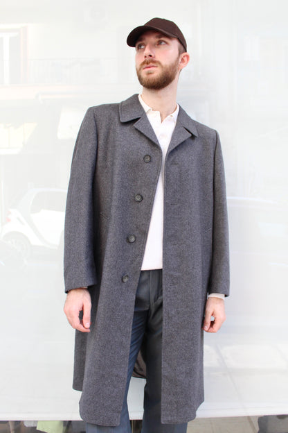 Classic 60's Gray Overcoat