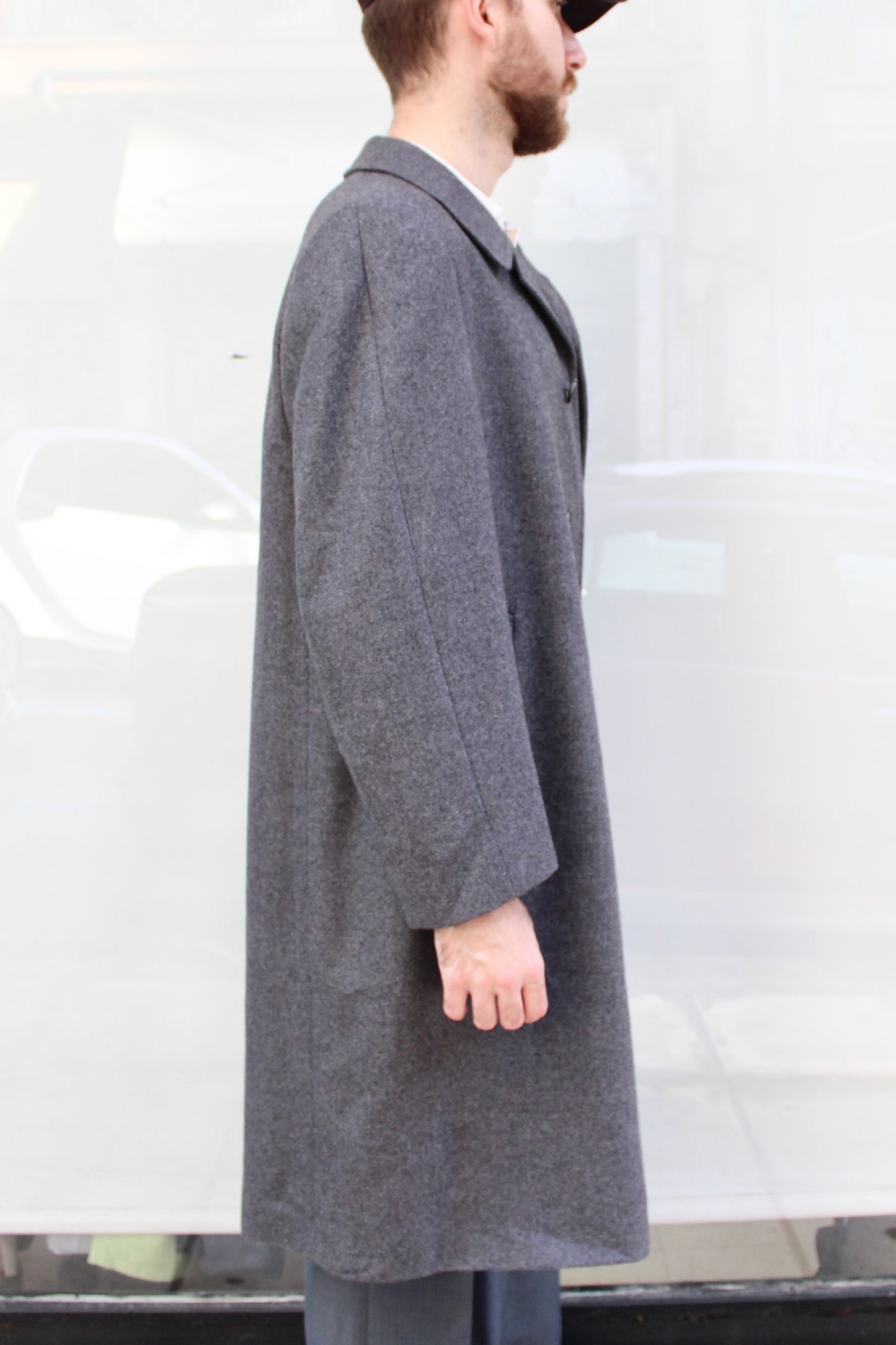 Classic 60's Gray Overcoat