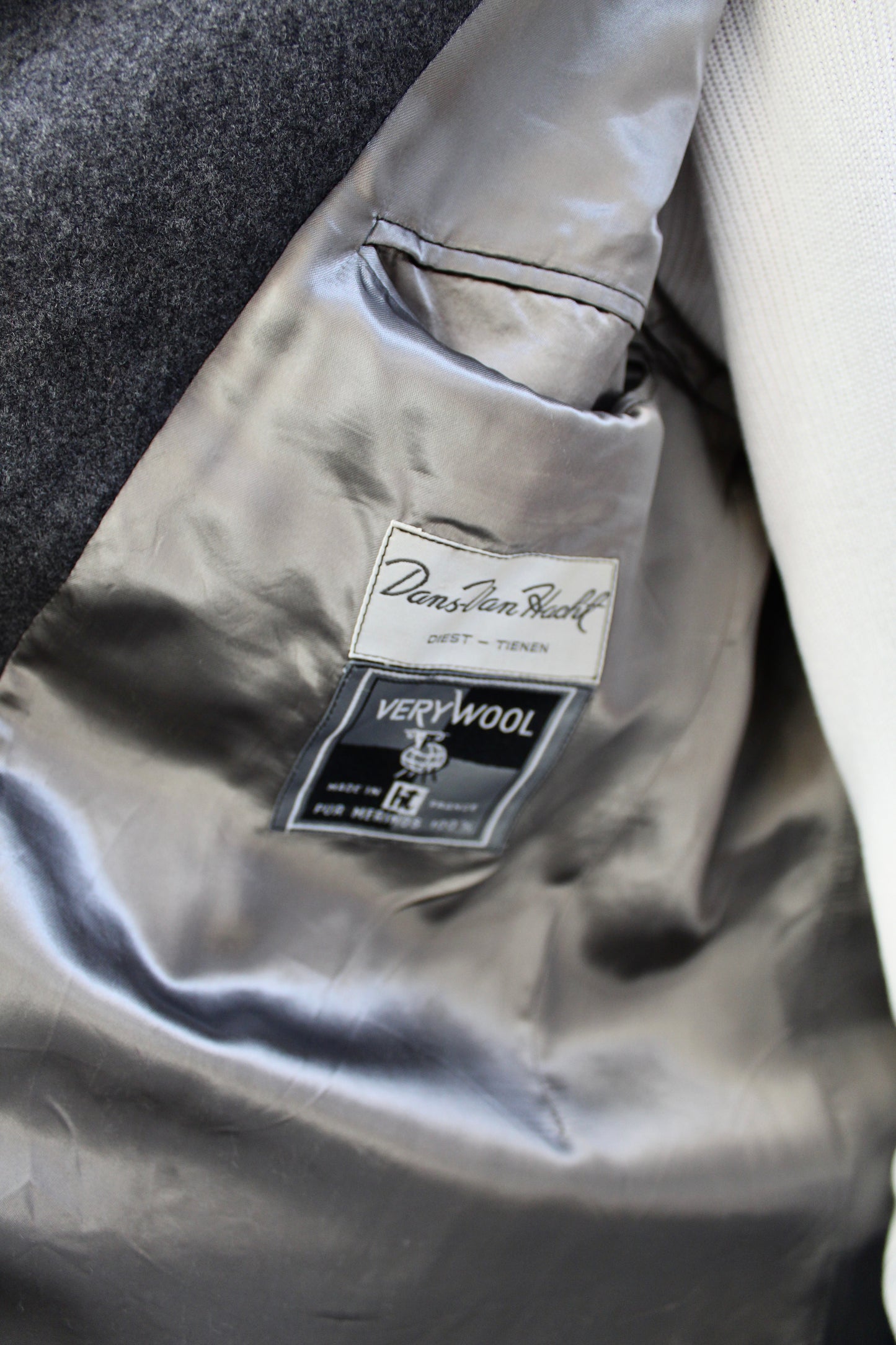 Classic 60's Gray Overcoat