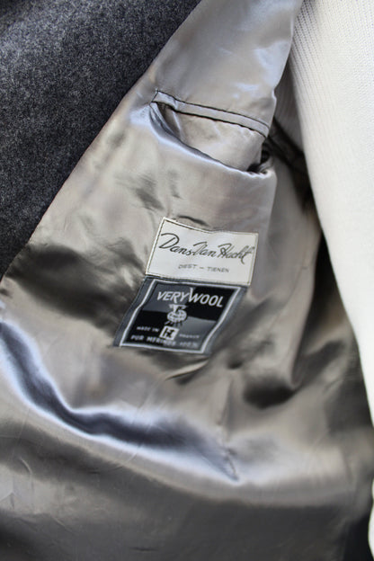 Classic 60's Gray Overcoat