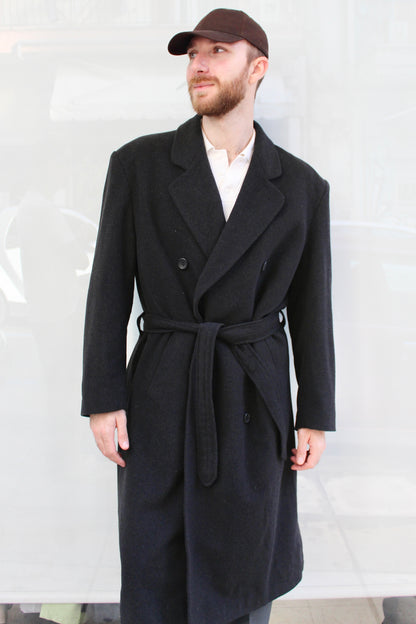 Double Breasted 80's Overcoat