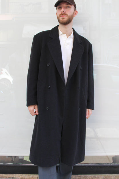 Double Breasted 80's Overcoat