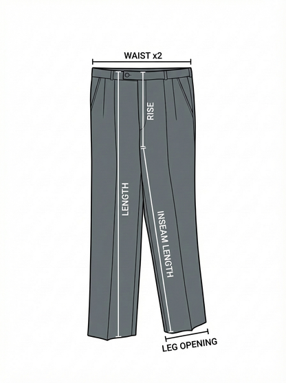 Stone Gray Pleated Pants