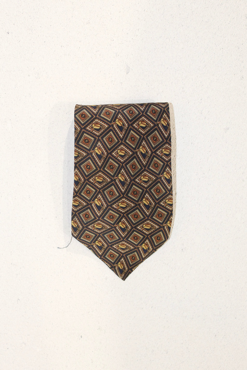 GEOMETRIC SILK TIE