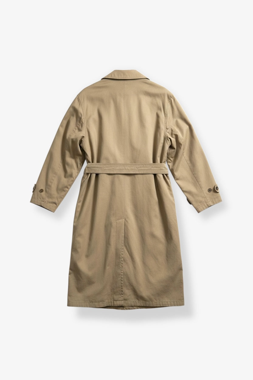 Maxi Cross Buttoned Trench