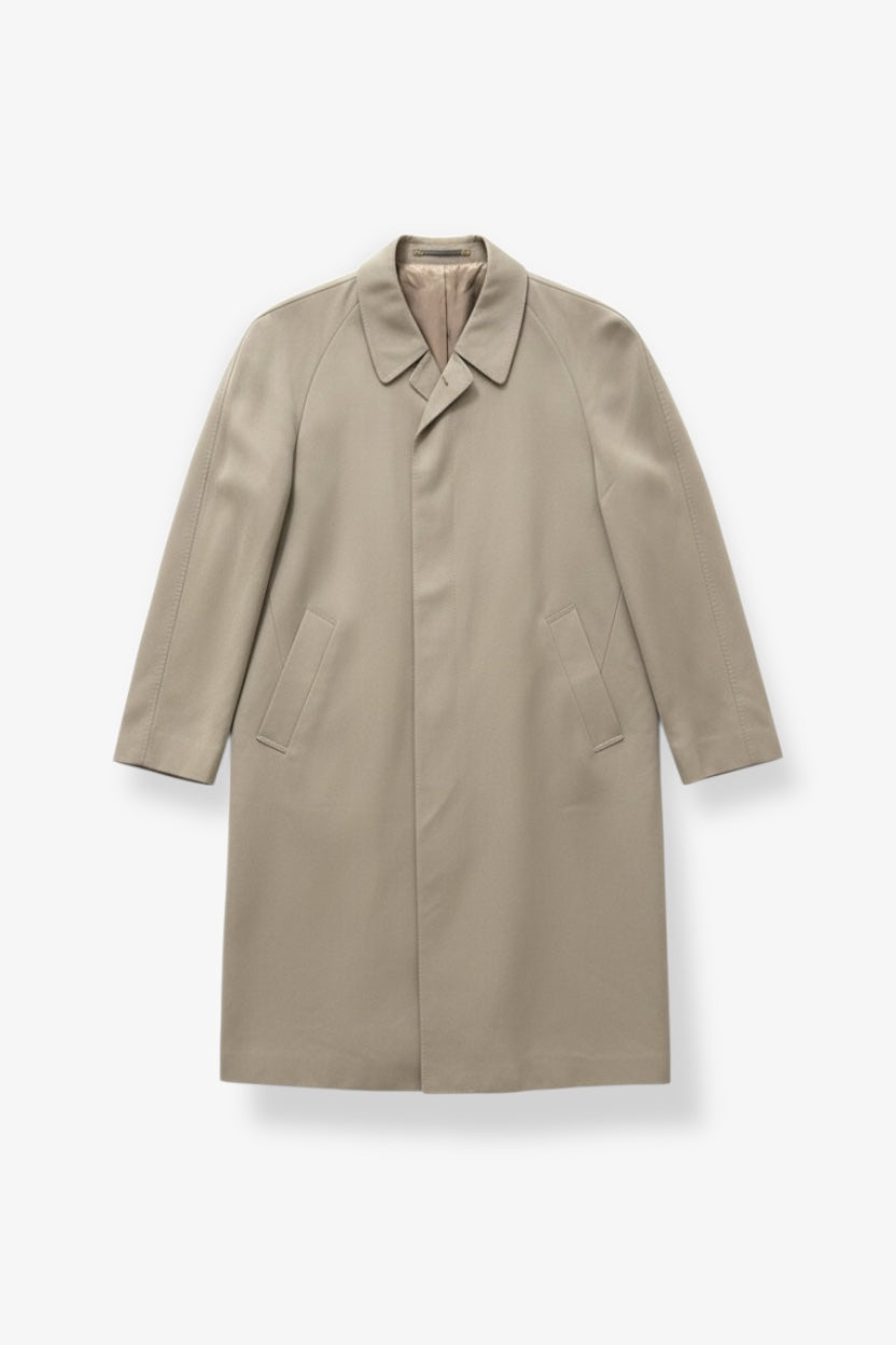 Collared Beige Trench