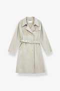Double Breasted Beige Trench