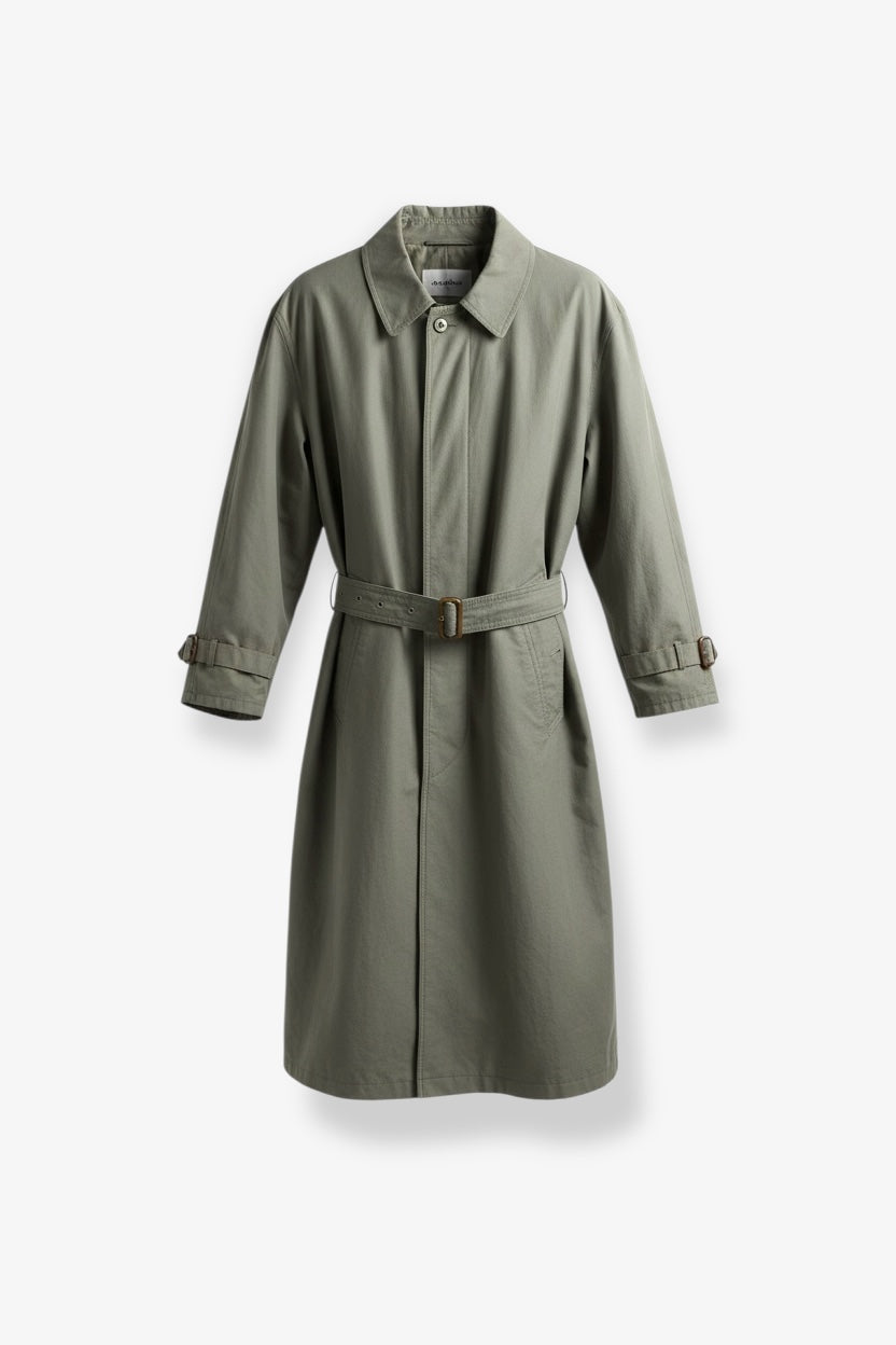 Khaki Maxi Trench