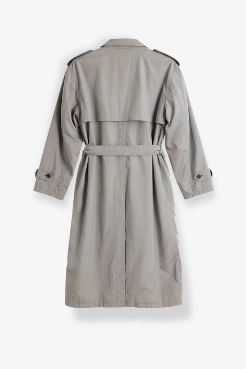 Ice White  Maxi Trench