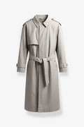 Ice White  Maxi Trench