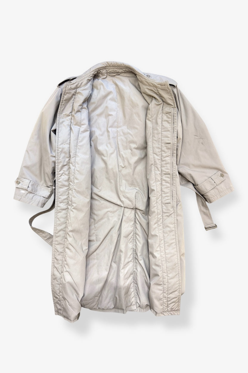 Ice White  Maxi Trench