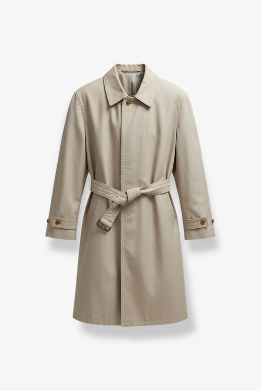 Belted Beige Trench