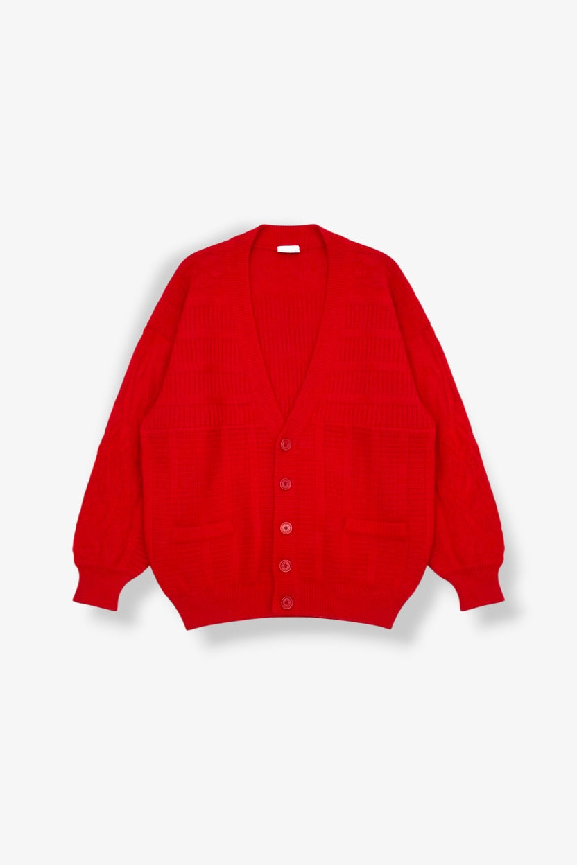 Cardigan Red Jacket