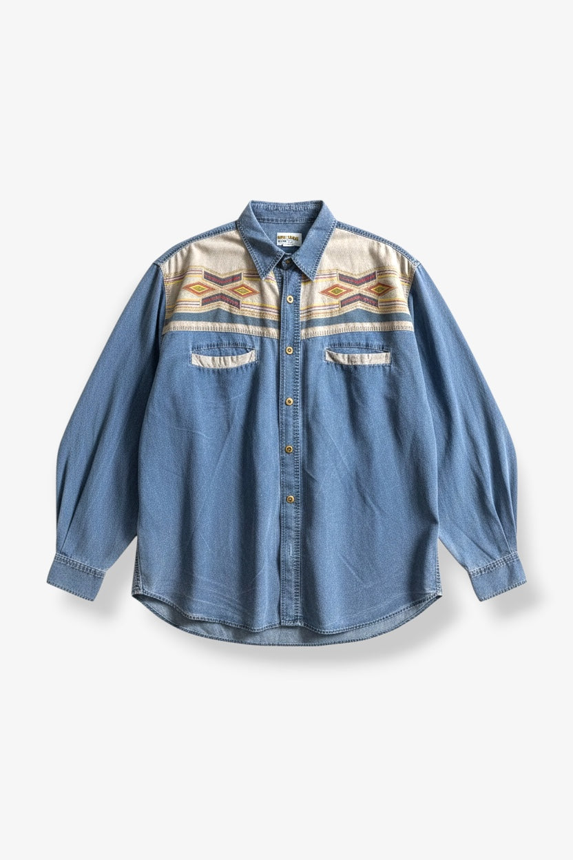 Aztec Denim Shirt