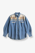 Aztec Denim Shirt
